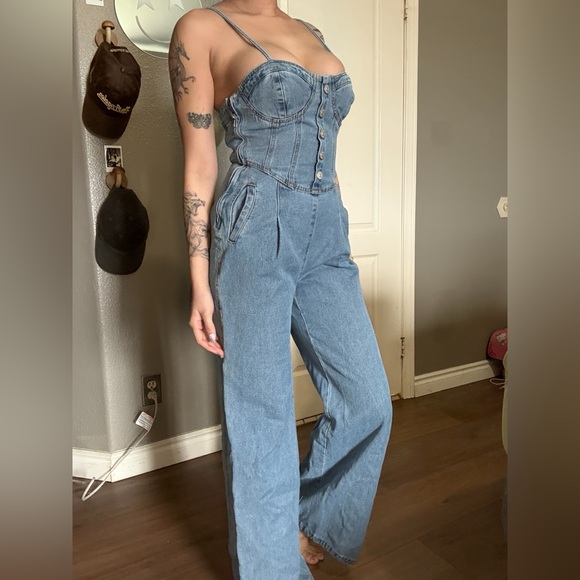 Denim jumpsuit - Picture 5 of 8